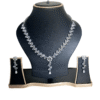 Silver Plated American Diamond Necklace Sets