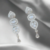 CZ Stone with American Diamond Drop Earring