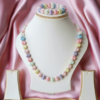 Multicolor Necklace and Bracelet Set for Baby Girls