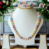 Multicolor Necklace and Bracelet Set for Baby Girls